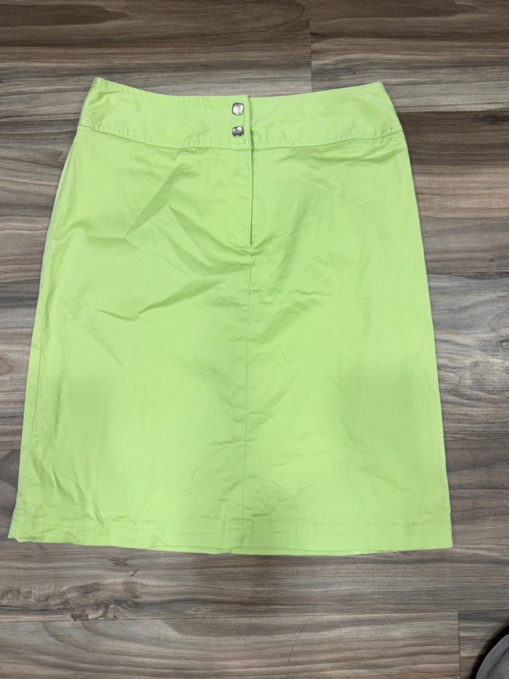 DKNY Neon Lime Mini Skirt